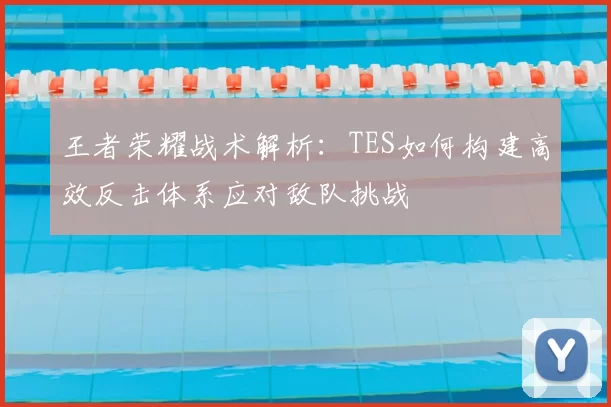 王者荣耀战术解析：TES如何构建高效反击体系应对敌队挑战