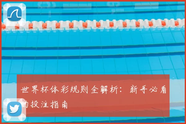 世界杯体彩规则全解析：新手必看的投注指南